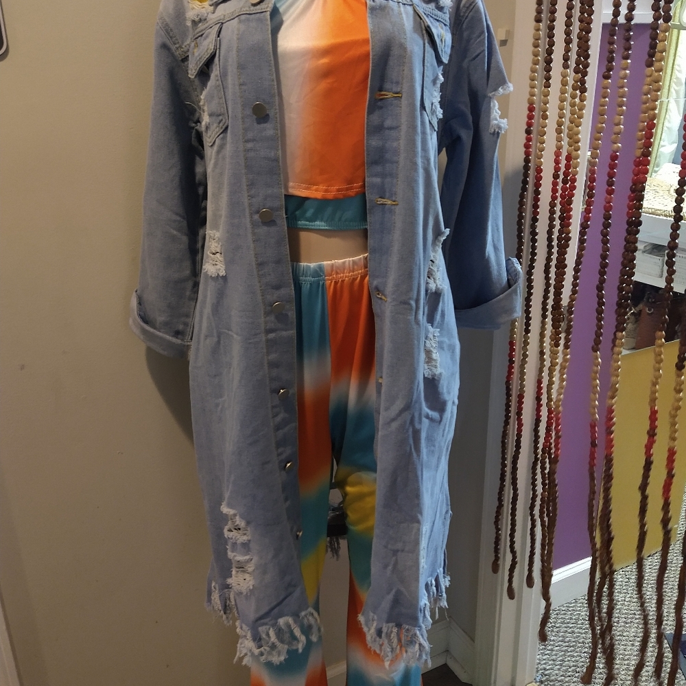 Distressed Denim Jacket
